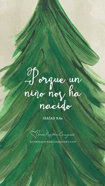 Diciembre: Isaías 9:6a desktop wallpaper