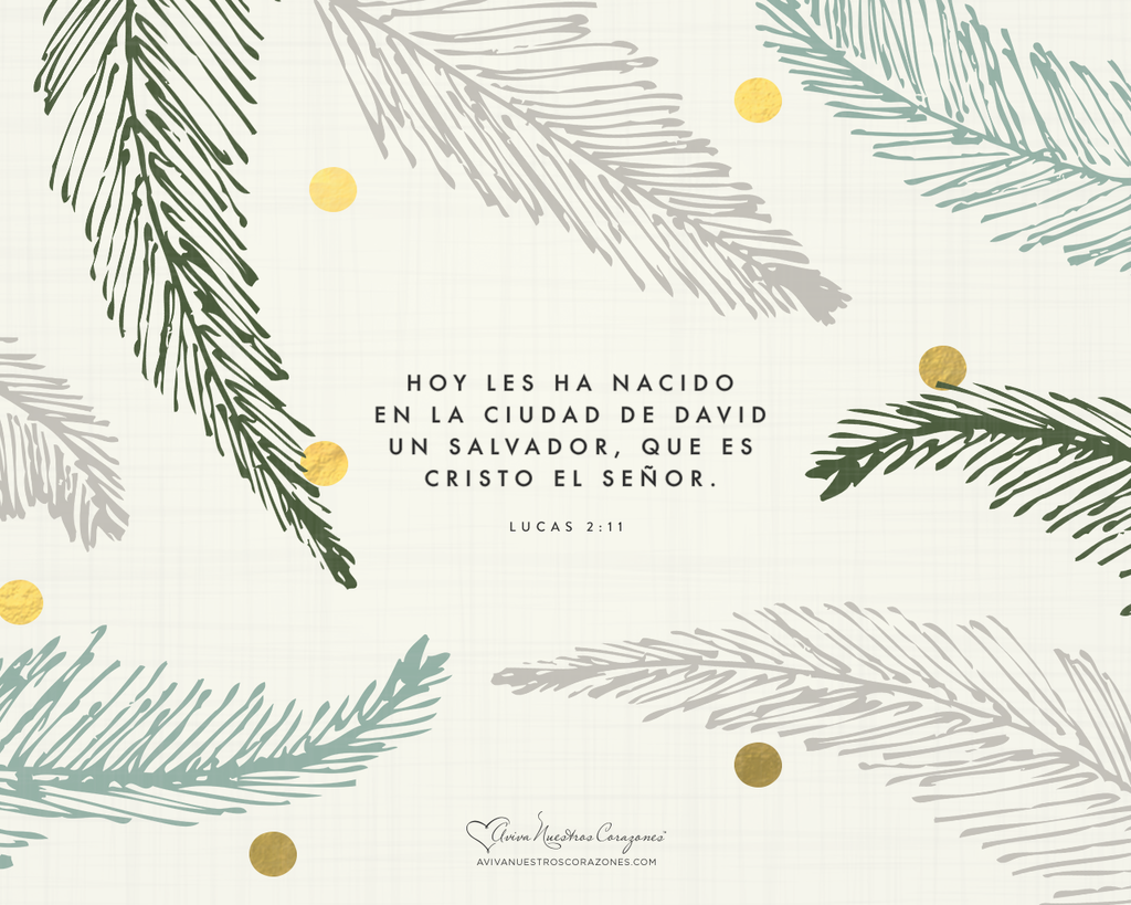 Diciembre- Lucas 2:11 desktop wallpaper