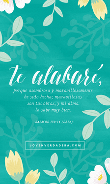 Salmos 139:14 desktop wallpaper