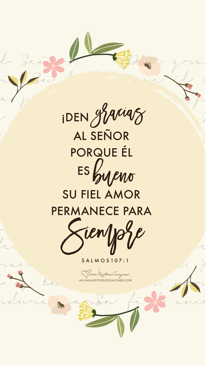 Junio: Salmos 107:1-3 desktop wallpaper